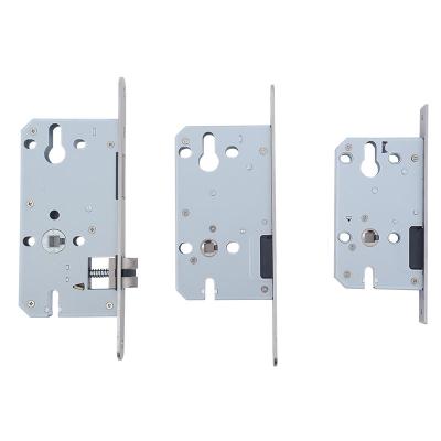 China Security Door 304 Stainless Steel Lock Body Anti-Theft Door Lock Body General Single/Double Live Anti-Insert Card Lock-Body for sale