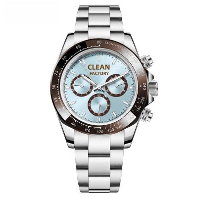 China Auto Date Super klone panda 116500 904L stainless steel cal.4130 movement 40mm Thickness 12.2mm clean factory Chronograph Mechanical watch for sale