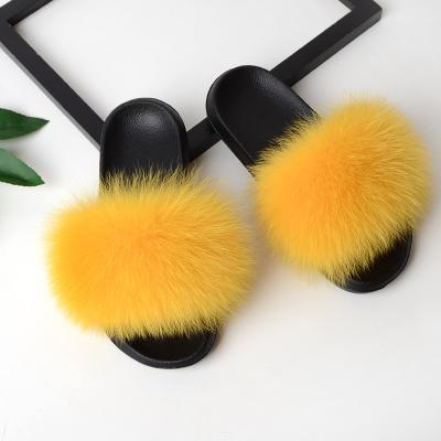 China CUSHIONING women's slippers, fur, mink slippers, jelly bag for sale