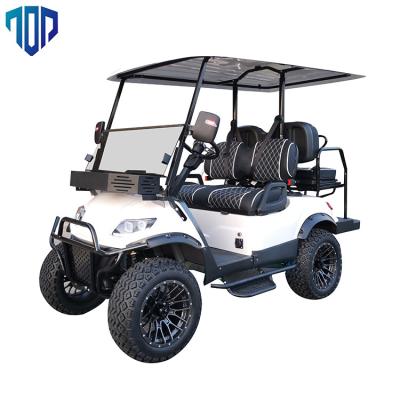 China Customizable Color EV2+2G Electrical Golf Cart 25mph Fast Speed for sale