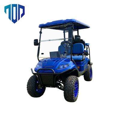 China Maximum Speed Electric 30mph TOP Golf Cart Customizable Color High End Upgradeable EV4+2G for sale