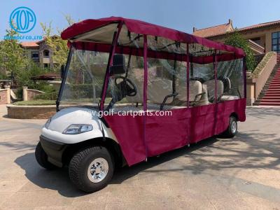 China La prenda impermeable roja del carro de golf del recinto LVTONG A627 8 Seater modificó para requisitos particulares en venta