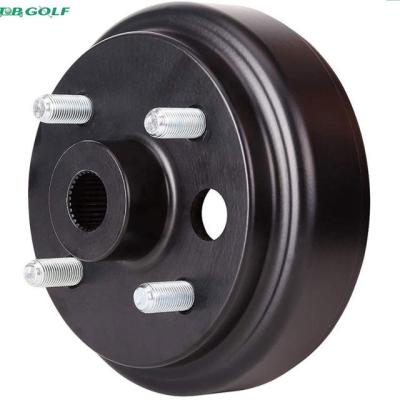 China Black Club Car OEM Parts Golf Cart Brake Drum Hub Assembly 4 Lug Gas 21807G1 for sale