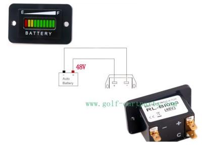 China Electric Club Car OEM Parts ABS 48V LED Battery Indicator Charge Gauge for sale