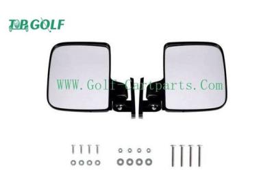 China Black Folding Golf Cart Side View Mirrors Universal Convex Design Easy To Install for sale