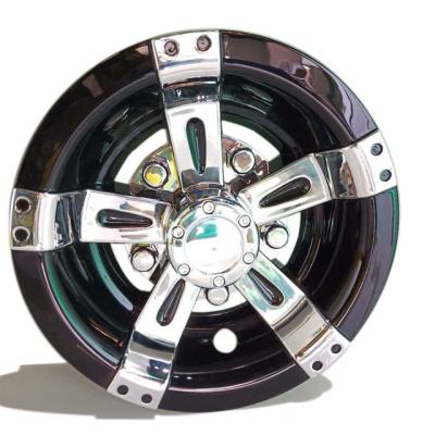 China 10 Inch Golf Cart Wheel Covers Black Chrome Rhox Vegas Wheel Cover 608291model for sale