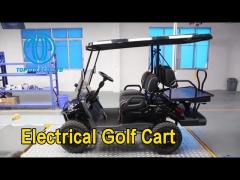 48V 4kw Electrical Golf Cart 4 Seaters Carbon Steel Powder Coated