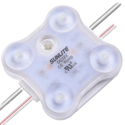 China Channel Letter SUNLITE Outlet Korean Design Led Ultrasonic IP67 4leds High Quality 170 Degree Led Module For Shallow Light Boxes for sale