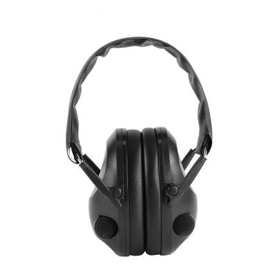 China Wholesale Tactical Hunting Earphones Loud Environment Earmuff Suppliers For Hunting Ear Black Foldable Shooting Muffs for sale