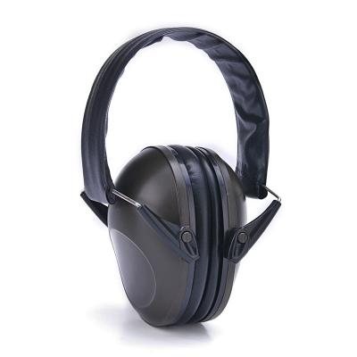 China Hot Noisy Environment Shooting Soundproof Ear Muffs Black ABS Hunting Hearing Protection Anti Hearing Noise Cheap Nylon Headband Shooting Headband for sale