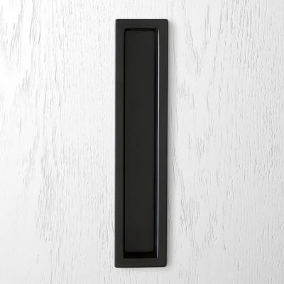 China Contemporary Bespoke Rectangle Shape Recessed Pull Resistant Flush Flip Handle Plastic Handles Holder Suppliers for sale