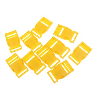 China Eco-firendly Strap Wholesale Curved Buckle Suppliers Contoured Plastic Side Buckle Clearance Yellow Basic Version Side Buckle for sale