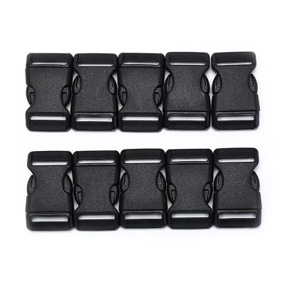 China User-friendly Wholesale Plastic Side Release Buckles Customizable Backpack Buckle Quick Release Black Plastic Buckles for sale