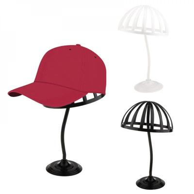 China Viable Wholesale Hat Rack Hat Shelf Black Plastic Hat Rack Hat Rack for sale