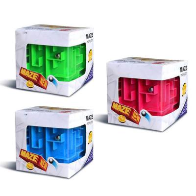 China Proschool Funny Educational Promotional ABS Amazon Wholesaler Party Talent Development 3D Plastic Money Maze Magic Cube BL1544108 for sale