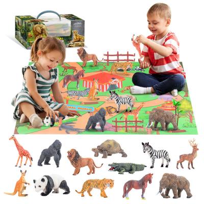 China Amazon DIY Simulation Solid Cavity with Storage BoxPlay Mats Animal Garden Decoration Education Dinosaur Toy for Kids Gift BL1543369 for sale