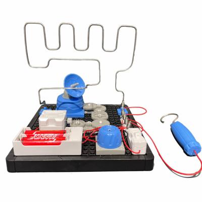 China DIY Self-assembled STEAM parent-child game interaction 45pcs speed transmission electronic circuit touch maze electric toy BL1544100 for sale