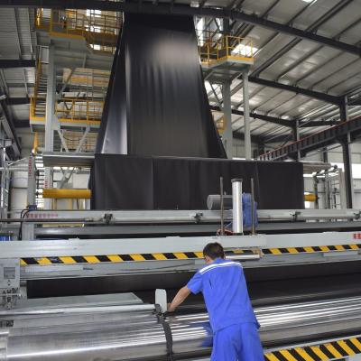 China Blown Sheet 8 Meter Xinfu HDPE Geomembrane Film Extruder Line for sale