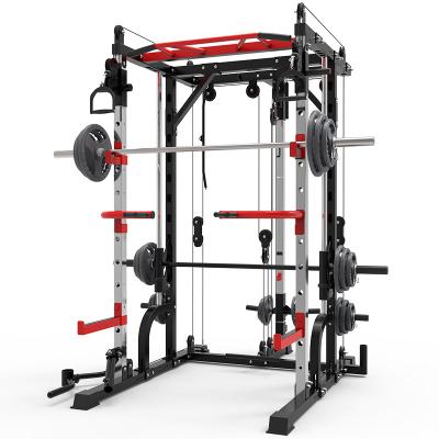 China Indoor Multifunctional Commercial Fitness Equipment Trainer Squat Frame Fitness Equipment Smith Machine For Home Gym for sale