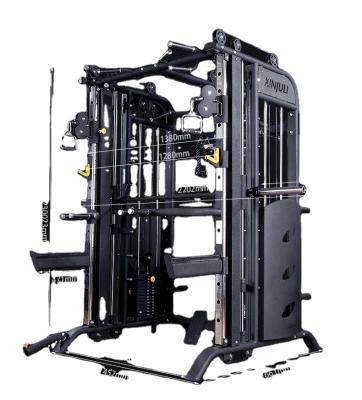 China Universal Multifunctional Commercial Fitness Equipment Trainer Squat Frame Fitness Equipment Smith Machine For Home Gym for sale