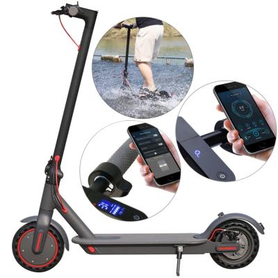 China Factory Wholesale 350W Motor 10.5Ah Battery App Lock Function Sports Unisex Professional Foldable Recreation Battery Electric Scooter for sale