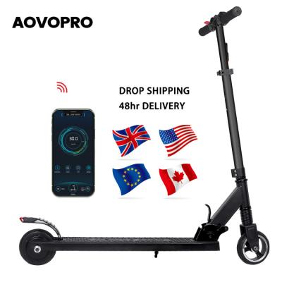 China LCD Display Screen + Powerful Pro Kick Children e Electric Scooter Aovo Official LED Light Factory Foot Scooter Cheap Dropship For Facebook Tiktok Live Shopify for sale