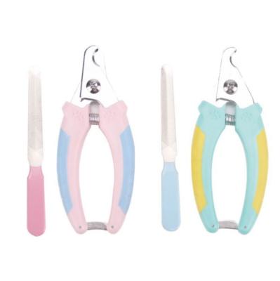 China Pet Cat Dog Clippers Stainless Steel Pet Tool Cutter Scissors Stocked Cleaning Nail Clippers for sale