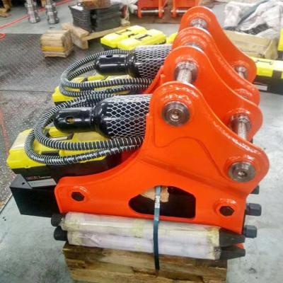 China Construction Machinery Excavator Attachments 20CrMo Hydraulic Stone Breaker Hammer for sale