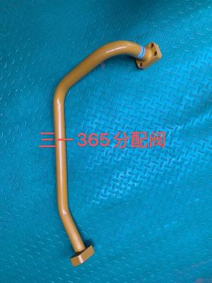 China SY365 Excavator Hydraulic System Distribution Valve Iron Pipe for Construction Works for sale