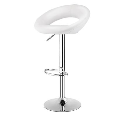 China Modern Wholesale Modern Hotel Kitchen Bar Stool Swivel Metal Banquet High Bar Chair for sale