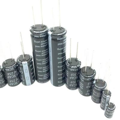 China Consumer Electronics Supercapacitor Case 2.7 V25F Capacitor Factory Super Chian Long Life Supercapacitor for sale