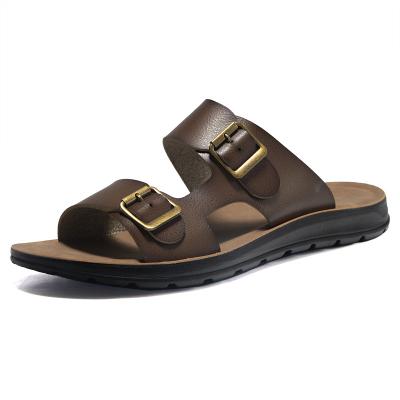 China Durable Custom Made Casual Summer Mens Sandals Soft Leather for sale