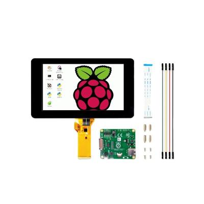 China Raspberry Pi 7inch 10 Touch Screen 155mm x 86mm Touch Screen Zero Finger Touch Pi 4 /Pi 3 Display Support for sale