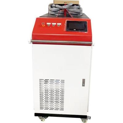 China Industrial raycus 1000w 1500w 200w pulse laser machine laser paint laser cleaning iron and rust remover for sale