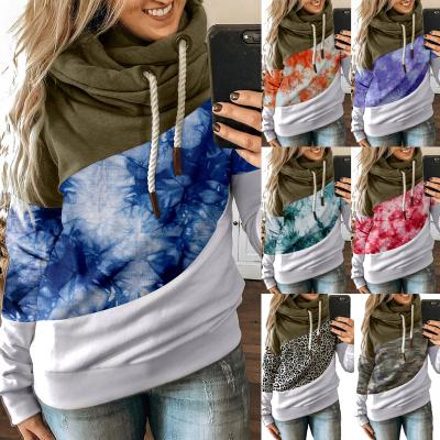 China Fashionable Anti-wrinkle patchwork print hoodie plus size men's hoodies and sweatshirts women's hoodies for sale