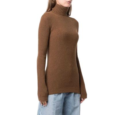 China High Quality Anti-wrinkle Women Wool Knitted Multicolor Turtle Neck Bottoming Sweaters for sale