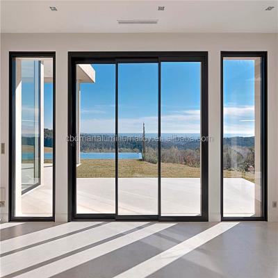 China Factory Good Price Modern Aluminum Glass Door Exterior Aluminum Alloy Sliding Glass Door for sale