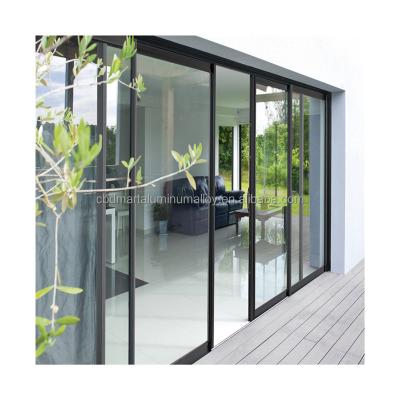 China Latest Design Modern Aluminum Door Frames Lowest Price Roller Glass Door Reliable Aluminum Glass Aluminum Aluminum for sale