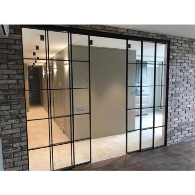 China Heat Insulation Customized Hot Sale Slim Profile Sliding Aluminum Doors Panel Sliding Door Glass Swing Doors for sale