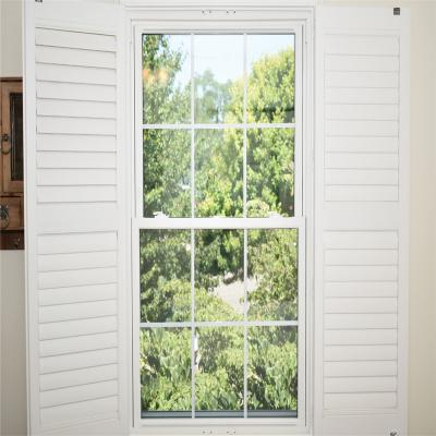 China Sliding Traditional Villa Europe Style 32X54 Double Hung Aluminum Single Windows Double-hung Windows UPVC Aluminum Top Hung Window for sale