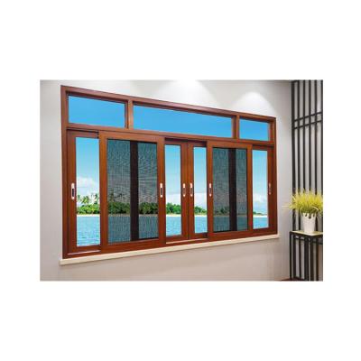 China Sliding Industry Aluminum Black Electric Sliding Window Frame Windows China Factory for sale