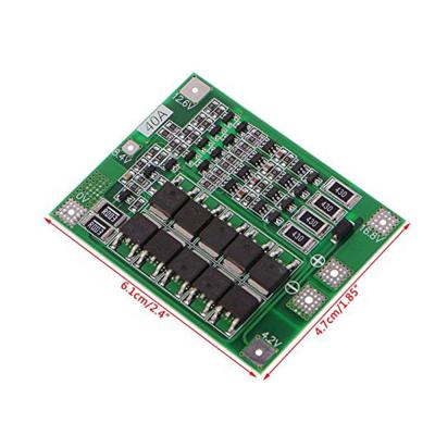 China PCB Battery Protection Board For 18650 Li-ion 4S BMS PCB With Balance 40A 25A 3S Lithium PCM for sale