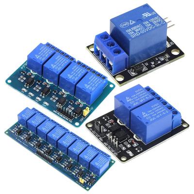 China General Purpose DC 5V1 2 Channel 4 8 16 Relay Module With Optical Coupler Trigger Low Level Expansion Board For Arduino For Raspberry Pi for sale