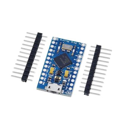 China Pro ATmega32U4 Micro 5V 16MHz Replace ATmega328 For Arduino ATMega 32U4 Pro Mini With 2 Row Pin Header 2204 for sale