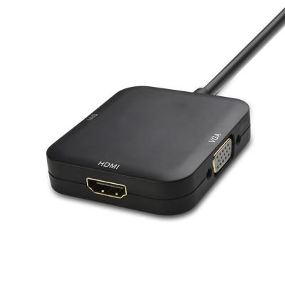 China Mini Displayport para Hdmi / Dvi / Vga Adaptador de conector de cabo LCD à venda