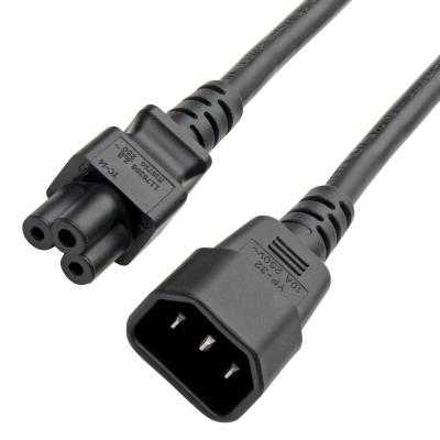 China Adaptadores de conector C14 para C5 Cordão de adaptador de energia 7a 250v 18 Awg à venda