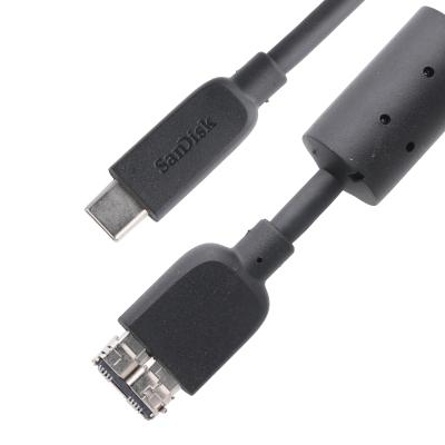 China Rohs Externe Festplatte Kabel USB-C zu Micro USB 3.1 Gen 2 10 Gbps Länge anpassen zu verkaufen