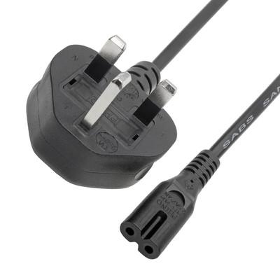 China Cable de energía eléctrica Rohs Bs1363 a C7 2.5a 6 Ft 220v en interiores en venta