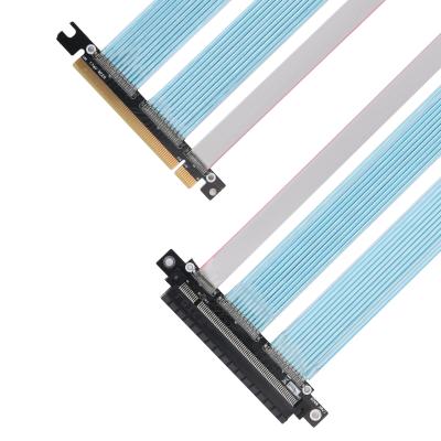 China PCB Cable coaxial extremadamente fino PCIE gráficos de computadora tarjetas gráficas cable de adaptación de extensión en venta