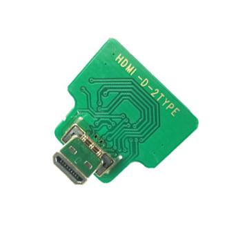 China Micro HDMI Straight Head 20454-220-02 20455 20453 Micro HDMI-D-2 To  OEM / ODM for sale